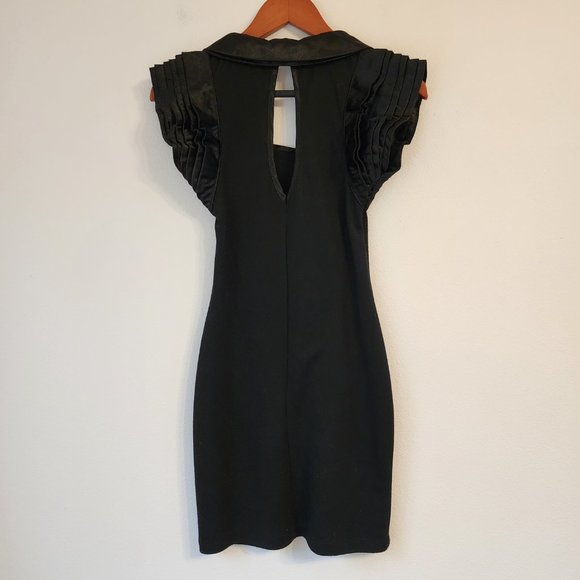 Angel Paris, Vintage Women Dress Layered Short Sleeve, Size 8 , Y2K, 90's, Mini. - Picture 3 of 12